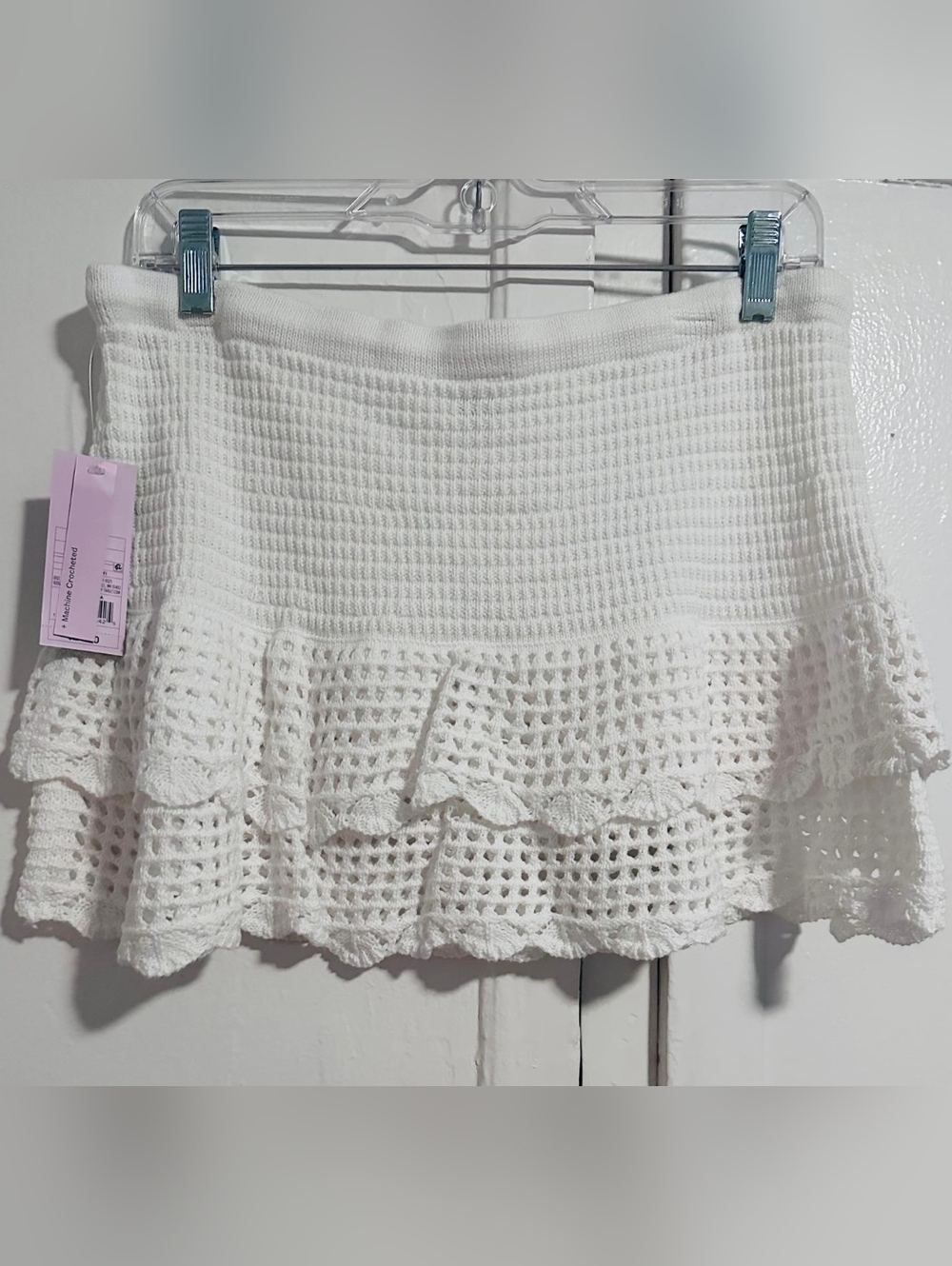 wild fable White Crochet Mini Skirt - Picture 3 of 6